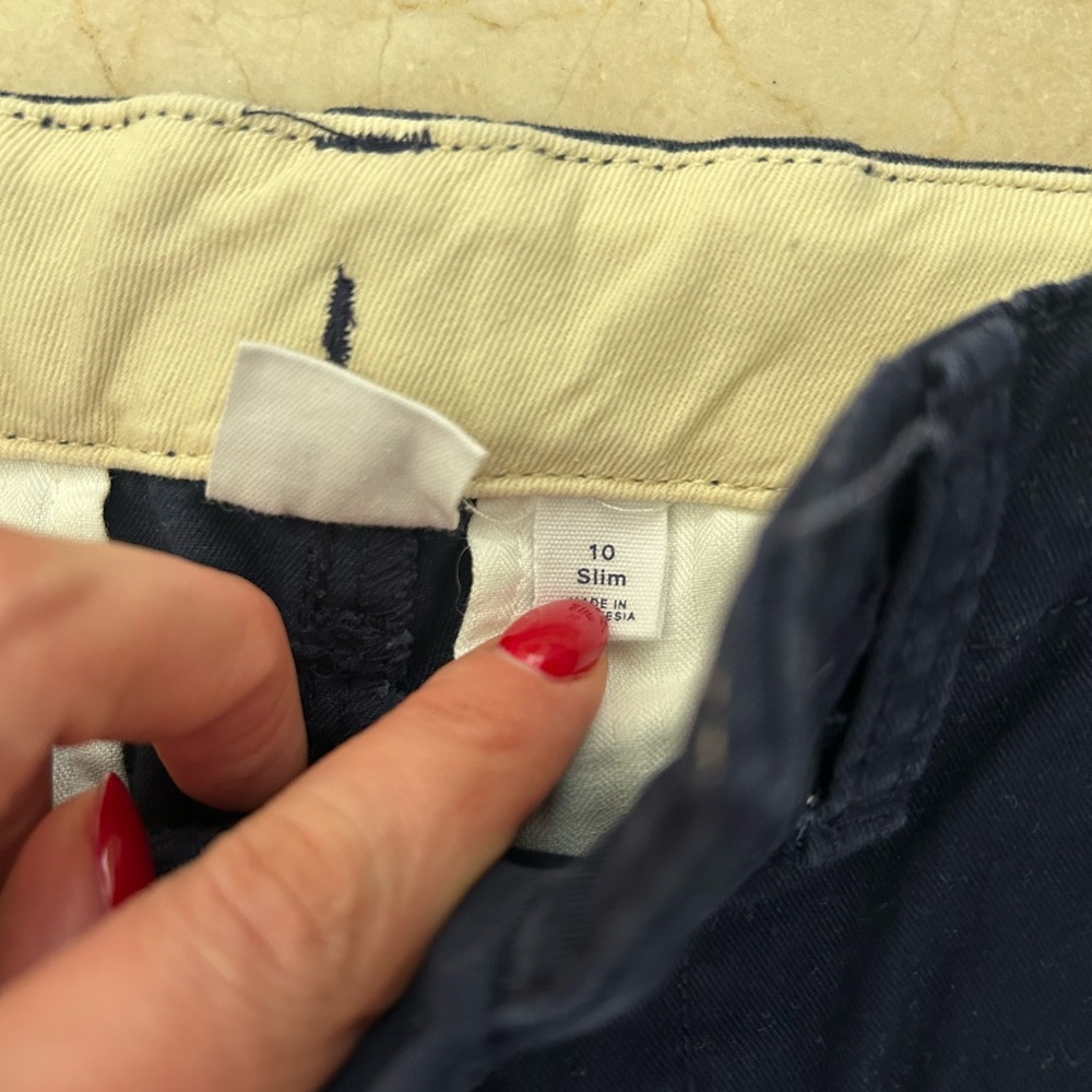 Boys Navy Blue Pants - Picture 3 of 3